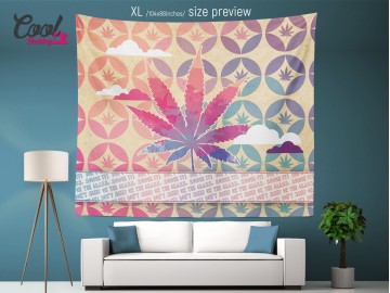 Декоративно пано Colorful Marijuana